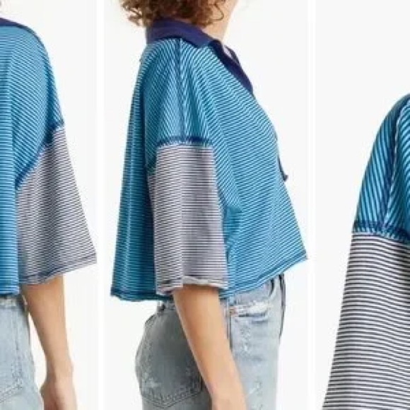 5. Free People On A Boat Boxy Crop Polo - Picture 11 of 11